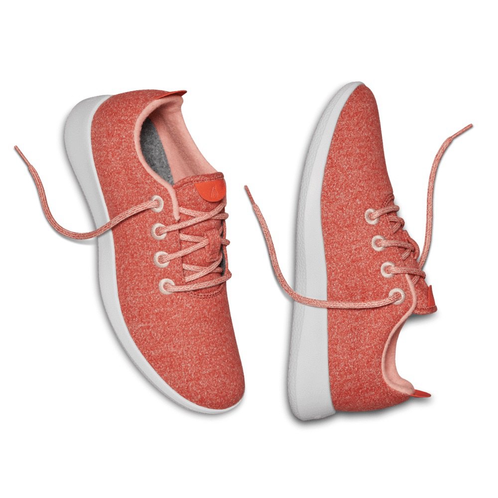 Allbirds Women\'s Wool Runners - Sneakers Orange - KOM268075